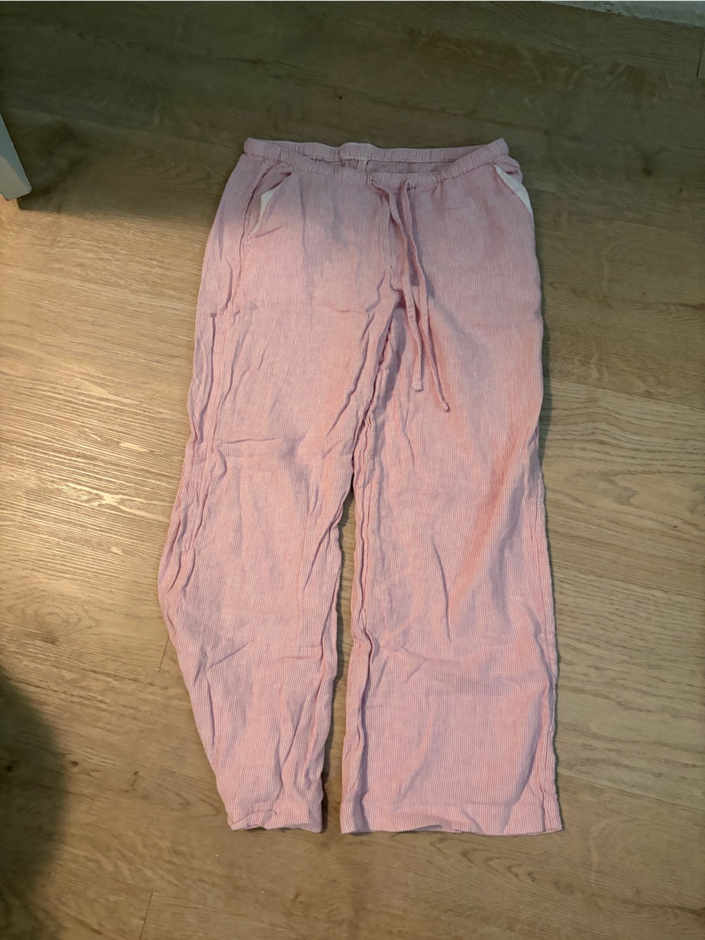 Hollister Light Pink Drawstring Track Pants